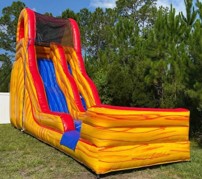 19’ Flamed Waterslide